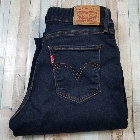 Levi's Classic Mid Rise Skinny Jeans - Picture 1 of 9